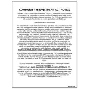 Community Reinvestment Act