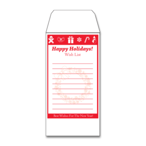 Stock Holiday Drive-Up Envelopes