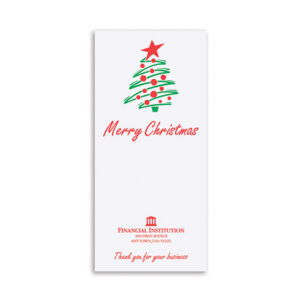 Holiday Drive-Up Envelopes printed One or Two-color litho, 2,500/case