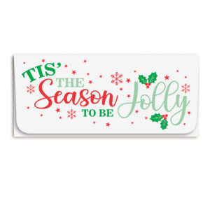 Holiday Currency Envelopes printed One and Two-color litho with White Sealing Envelopes, 500/box