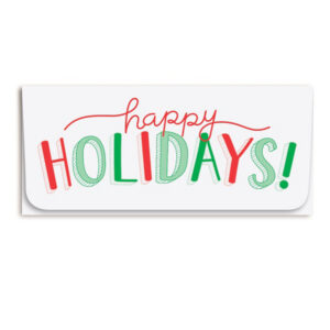 Holiday Currency Envelopes printed One and Two-color litho with White Sealing Envelopes, 500/box