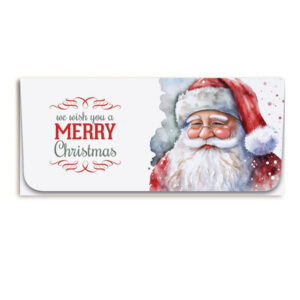 Holiday Currency Envelopes printed Four-color litho with white outer envelopes, 500/box
