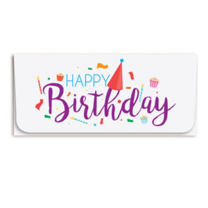 Holiday Currency Envelopes printed Four-color litho with white outer envelopes, 500/box