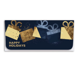 Holiday Currency Envelopes printed Foil and Four-color litho with white outer envelopes, 500/box