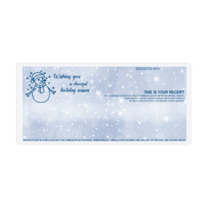Holiday Teller Receipts, Printed Two-color litho, 2,500/case