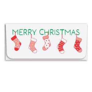 Holiday Currency Envelopes printed One and Two-color litho with White Sealing Envelopes, 500/box