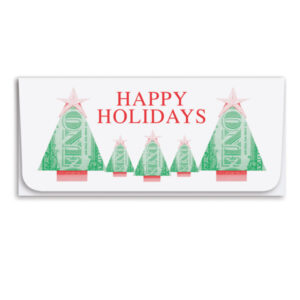 Holiday Currency Envelopes printed One and Two-color litho with White Sealing Envelopes, 500/box