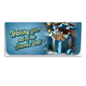 Holiday Currency Envelopes printed Four-color litho with white outer envelopes, 500/box